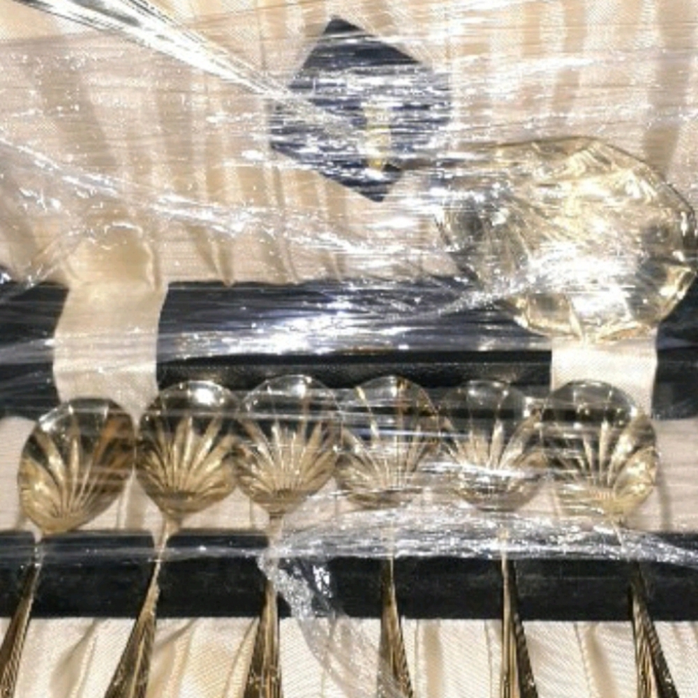 silver set of spoons